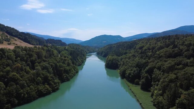 Fluss Drau bei Soboth in K&auml;rnten