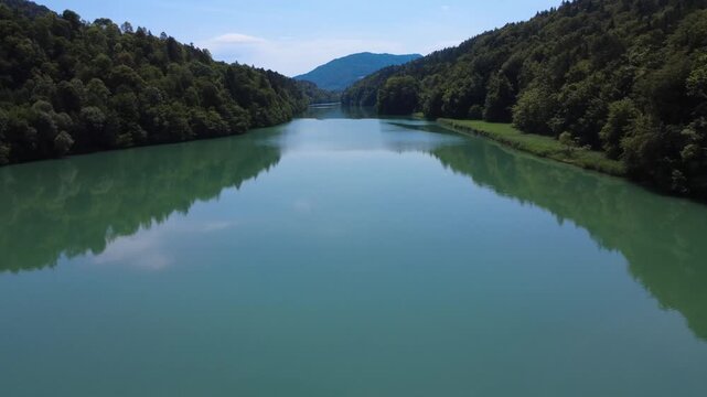 Fluss Drau bei Soboth in K&auml;rnten