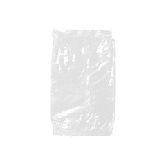 Naklejka premium Plastic Packaging Film Overlay Minimal Design Asset