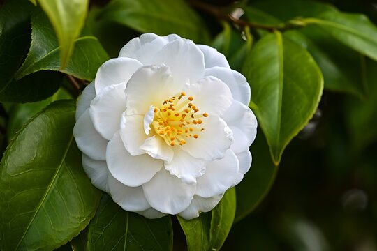 Fragrant White Kamini Flowers Glowing Softly Under the Summer Moon