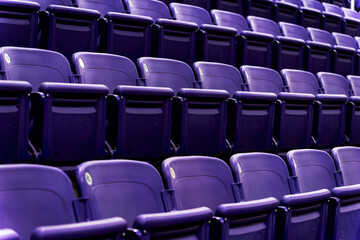 Obraz premium Empty seats in an auditorium