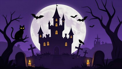 halloween night background