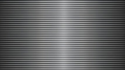Obraz premium Abstract metallic striped texture, dark steel background with horizontal lines, industrial modern design, sleek chrome surface, futuristic technology wallpaper concept