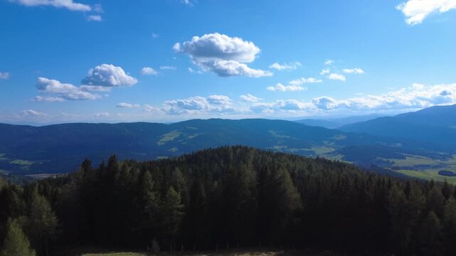 Luftaufnahme Zirbitzkogel in der Steiermark