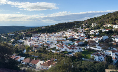 Fototapeta premium landscape of Alte village, algarve region, Portugal