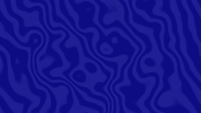 A blue topographic map with wavy lines and contours