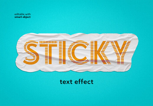 Sticky Text Effect