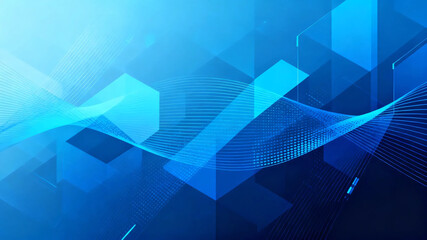 blue Abstract digital technology background. copy space