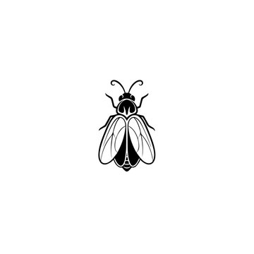 Minimalist icon representing a vector file for digital design projects