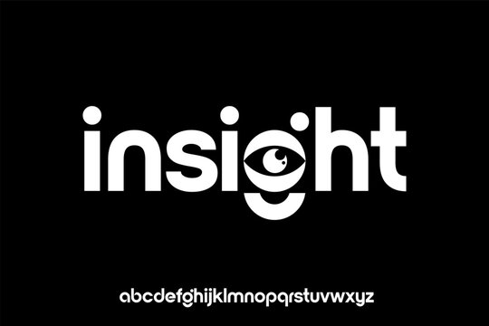 Insight wordmark logo with eye symbol in the middle.