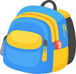 배낭,파랑,노랑,귀여운,캐주얼,새학기,초등학교,학생,가방,책가방,학용품,초등학생