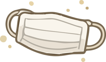 마스크,위생,보호,아이보리,단순한,환경,공기,황사,미세먼지,감기,감염,건강,폐,보건