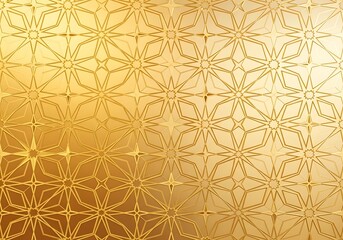 Fototapeta premium Golden Floral Pattern Luxury Background Gold Texture.