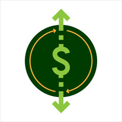 Obraz premium Cash Flow Icon Y_2102001