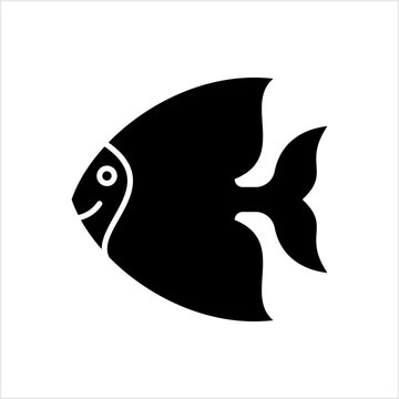 Fish Icon, Fish Silhouette, Aquatic Craniate Animal