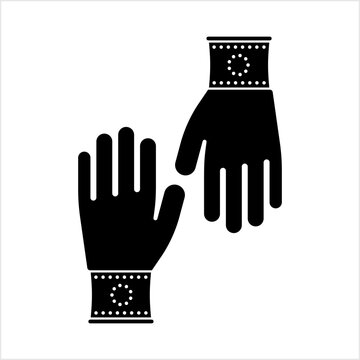 Gloves Icon, Garment Hand Protection, Covering