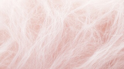 Obraz premium Angora wool texture, extremely fuzzy and soft surface with long halo fibers, pastel pink, ethereal macro