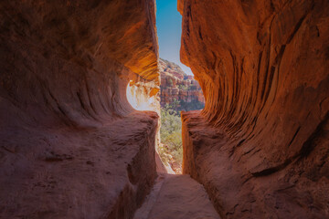 Subway Cave in Sedona, Arizona