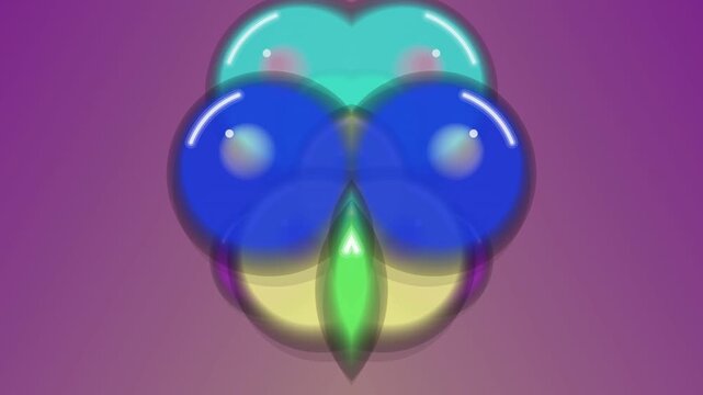 Animated Butterfly Logo with Colorful Wings.