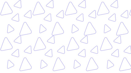 Fototapeta premium Minimalist Seamless Pattern of Light Purple Geometric Triangles on White Background