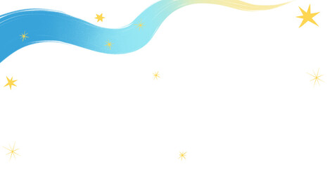 Fantasy ethereal background with wavy shapes and sparkling starlight © rama