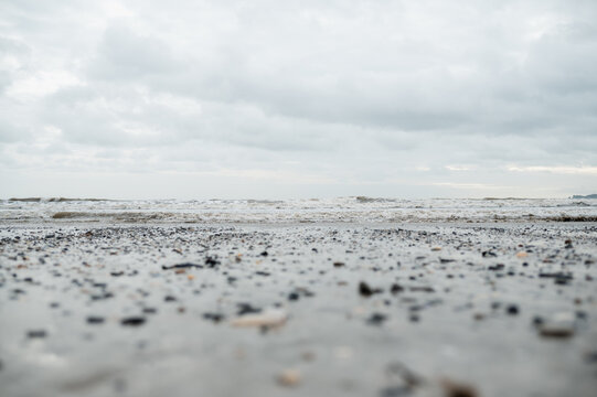 Donabate Beach in Dublin on a Winter Morning