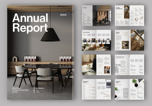 Annual Report Layout