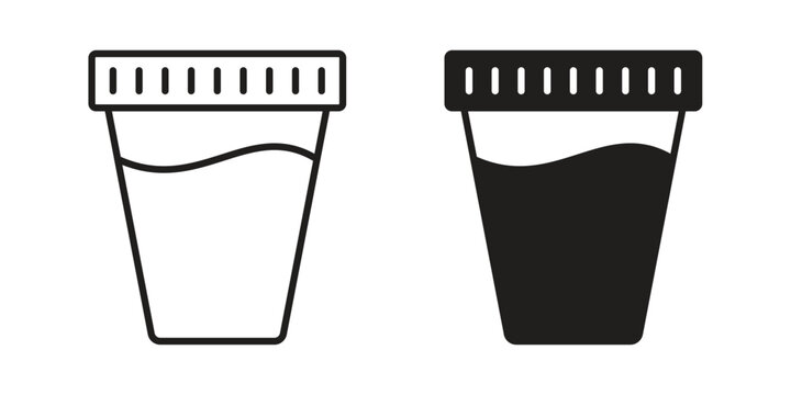 Urine icons suitable for infographics, websites and print media and interfaces. Line vector icon.