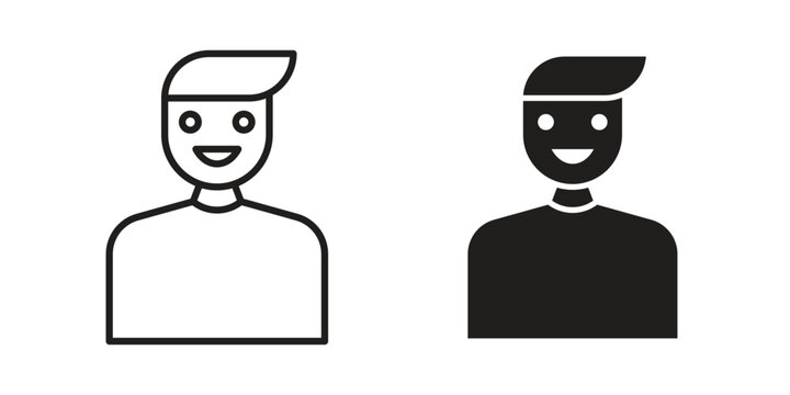 Ventriloquist icons suitable for infographics, websites and print media and interfaces. Line vector icon.
