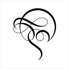 Calligraphic Flourish Ornament