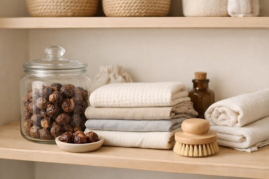 Natural Laundry and Sustainable Home Essentials with Soap Nuts