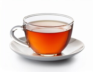 Fototapeta premium cup of tea isolated on white background