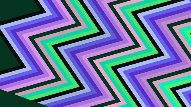 Colorful zigzag pattern background design.
