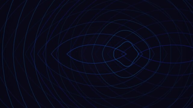 Dark blue concentric circle pattern animation.