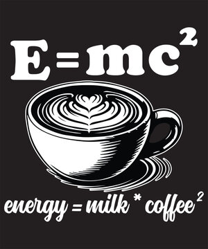 Energy Milk Coffee 2 Graphic Design