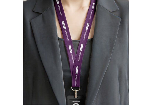 Lanyard ID Card Mockup 6