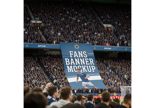Football Fans Banner Mockup 4