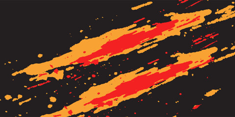 Abstract sporty background with exclusive colors. Abstract racing graphic design, vector design for vehicle wrap, t-shirt, jersey, gamer, esport, racing car, rally, and adventure ready to print. © Nurus