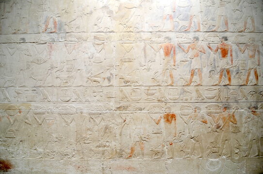 Interior of Kagemni Mastaba in the Saqqara burial complex, Egypt