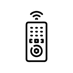 Illustration of a remote control device on transparent background