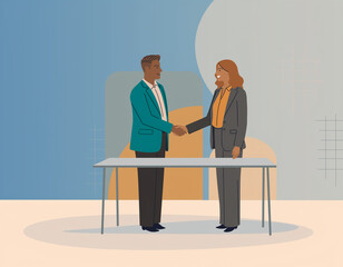 Obraz premium trust in business