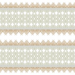 Seamless traditional Ikat culture sarong repeat pattern for textile design