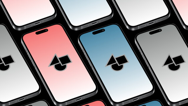 Mobile Perspective Multiple 6 &ndash; Smartphone Screen Presentation with Hand Gestures, Swipe Scroll Tap Click Animation, Vertical App UI UX Showcase, Social Media Story Template