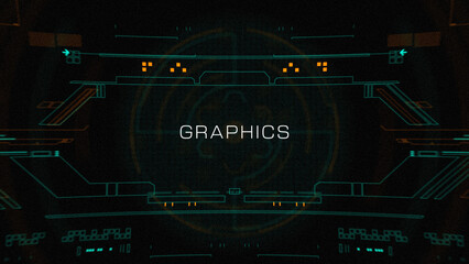 Technical HUD Graphics Logo Intro