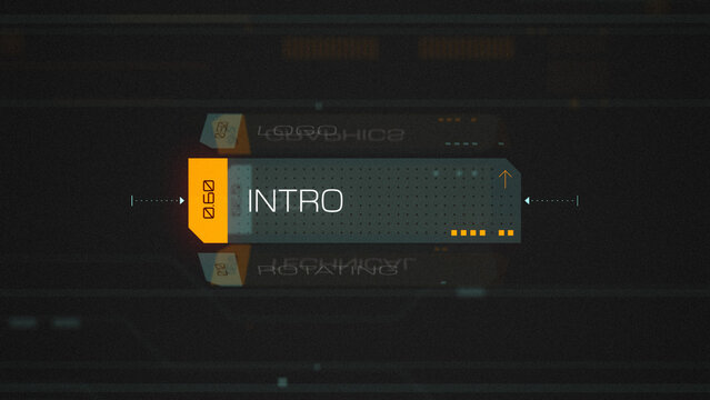 Rotating Hexagonal Tech Box Logo Intro