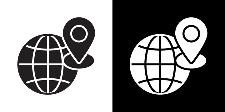 Ip Address Icon Sheet Black And White