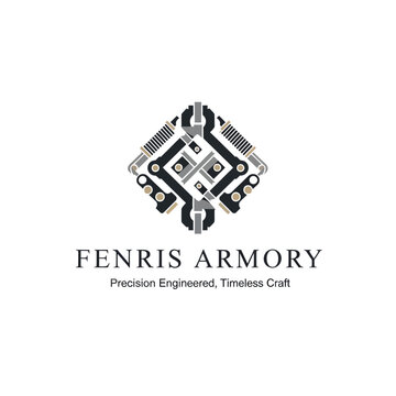 Fenris Armory Logo Mechanical Design Element.