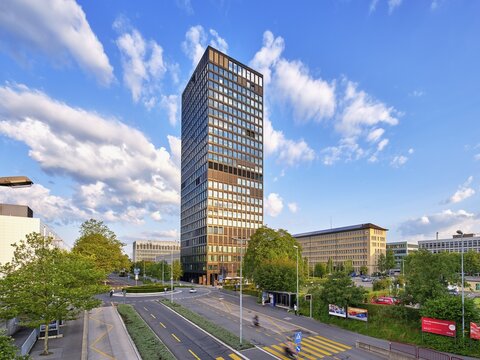 High-rise building, Park Tower, Zug, Canton Zug, Switzerland