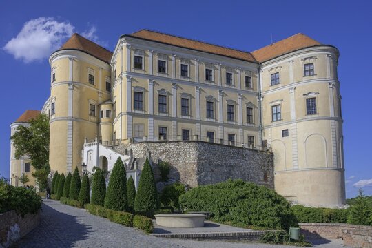 Baroque chateau of, Mikulov, Jihomoravsk&yacute; kraj, Czech Republic