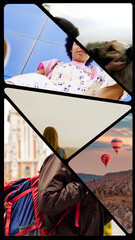 Vertical Split Screens 5 Frames 04